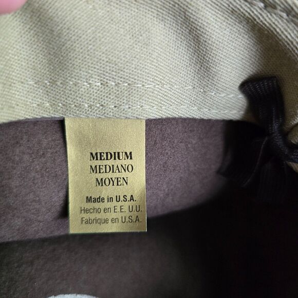 Dorfman Pacific Hat 100% Wool Brown Fedora Hat, Size M, Made in USA, Excellent - Picture 6 of 8